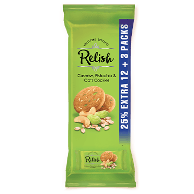 Nabil Relish Cashew Pistachio And Oats Cookies42 g