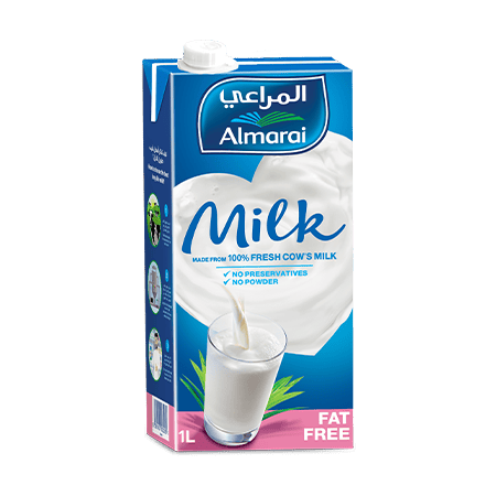 Almarai Fat Free Milk Fat 1 L
