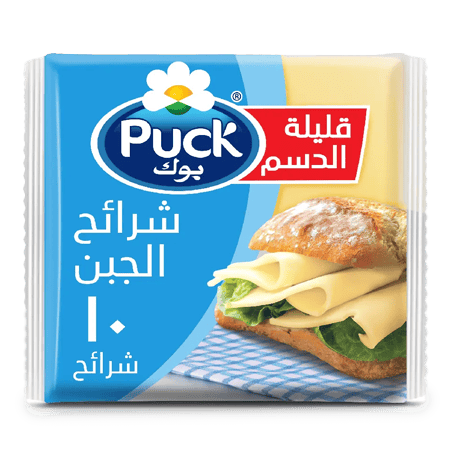 Puck Cheese Slices Analogue Low Fat 10 pcs 200 gm