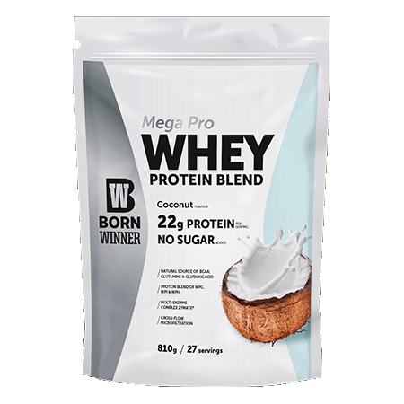 Born Winner Whey Protein Sachet Coconut 30 g