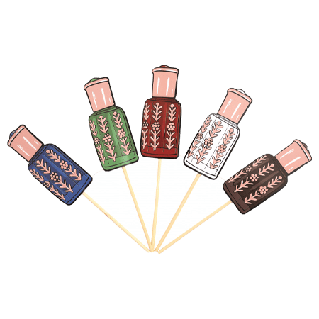 Cake Toppers Set of 5 