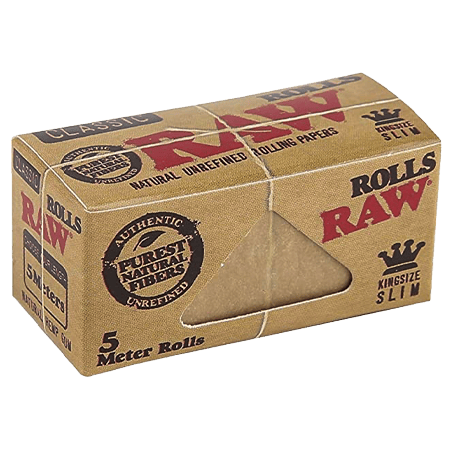 RAW Natural Unrefined Rolling Papers 5m Rolls