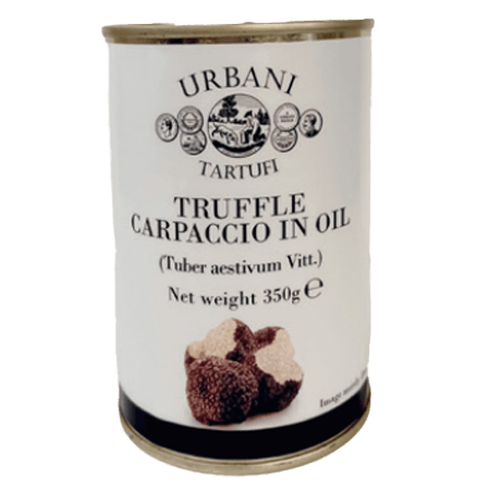 Urbani Black Summer Truffles Sliced in Olive Oil 350 g