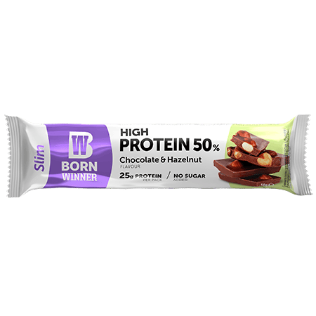 Born Winner Slim Protein Bar Chocolate Hazelnut 50 g
